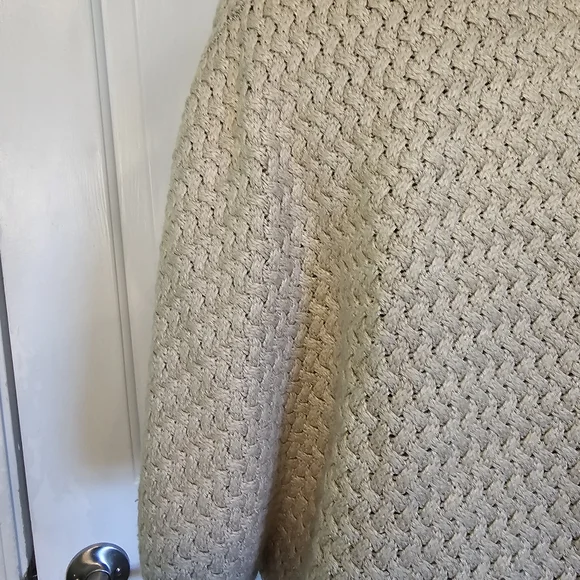 The Limited Cowl Neck Tan Short Sleeve Batwing Sweater Women's Size S - Picture 11 of 14